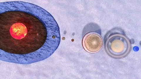 Habitable zone evolution Stock Footage 104071715