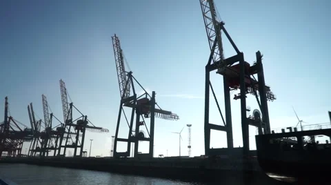 Habor docks Stock Footage