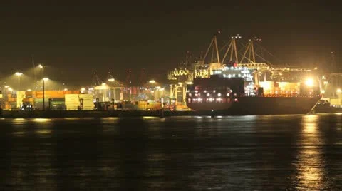 Habor loading - HD Stock Footage 22086333