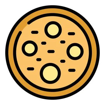 Hachapuri icon vector flat Stock Illustration