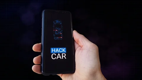 Hack Car Alarms. Security Vulnerability Search. Alpha Matte. Stock Footage 115548679
