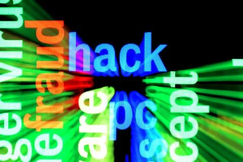 Hack concept Stockillustratie