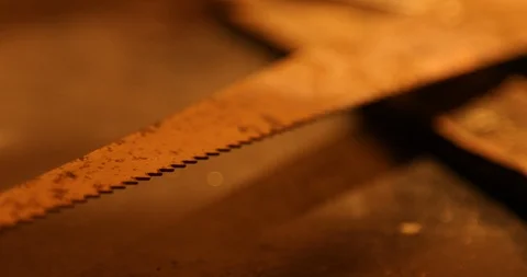 Hack Saw Blade Stock Footage 100115135