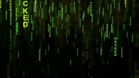 Hack text on the screen concept 스톡 일러스트