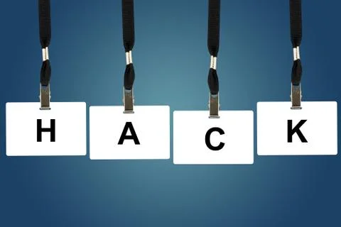 Hack word Stock Photos