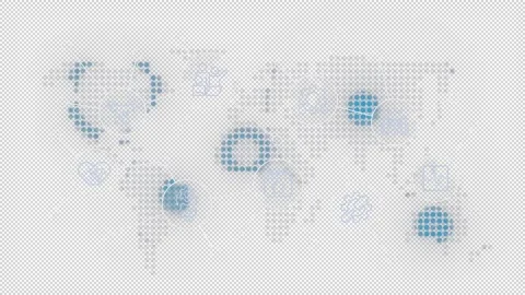 Hackathon animated banner with line icons Stockbeeldmateriaal 333757641