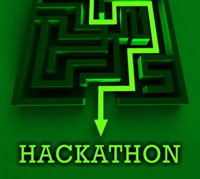 Hackathon Code Malicious Software Hack 3d Rendering Stock-Illustration