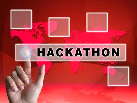 Hackathon Code Malicious Software Hack 3d Illustration Stock Illustration