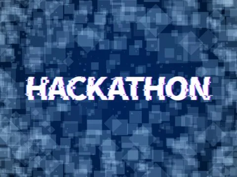 Hackathon. Program code, software marathon. Hack day, hackfest or codefest event Stock Illustration