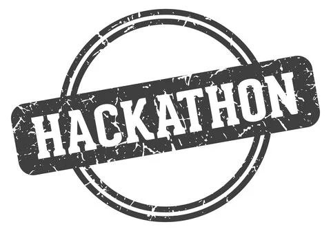 Hackathon stamp Illustrazione stock