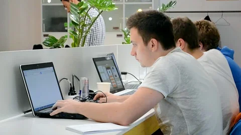 Hackaton Broadcast LAB 2016 in Kiev, Ukraine. Stock Footage 71688969