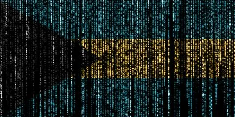 Hacked by the Bahamas Stock Illustration