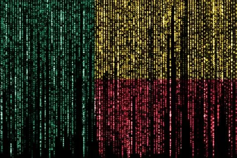 Hacked by Benin Stock Illustration