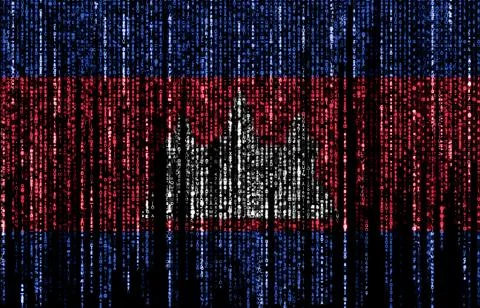Hacked by Cambodia Stock Illustration
