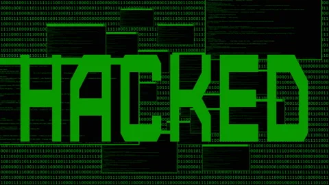 Hacked computer code animation Stock Footage 106131841