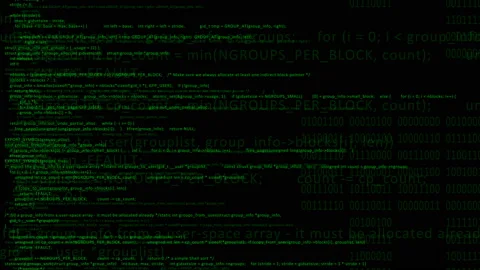 Hacked computer code animation Stock Footage 106463545
