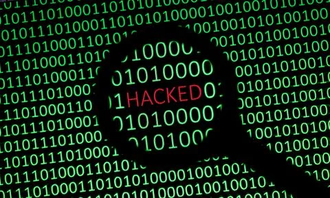 Hacked Data Stock Photos