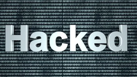 Hacked 库存插图