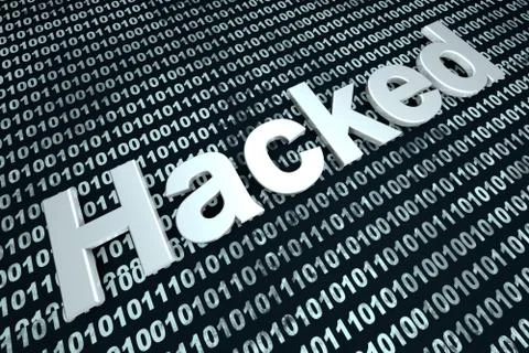 Hacked 库存插图