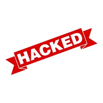 Hacked Letter Rubber Stamp Vector Design Template イラスト素材