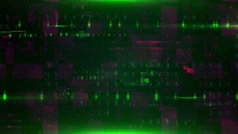 Hacked Pixel-1 Stock Footage 169920385