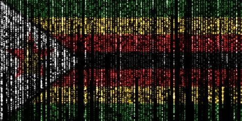 Hacked by Zimbabwe Stock Illustration