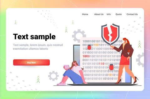 Hacker activity computer viruses data protection privacy internet information Stockillustratie