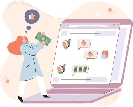 Hacker activity. Hacking computer. Phishing account, steal data, cyber attack Stockillustratie