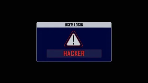 HACKER with Alpha Matte, Animation, Background, Loop Stock-Footage 157343865