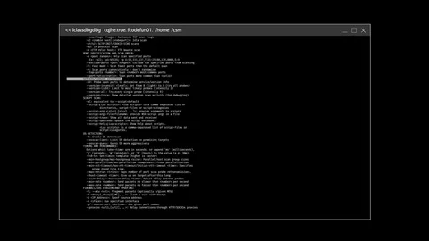 Hacker and coding element with a glitch effect Stock Footage
