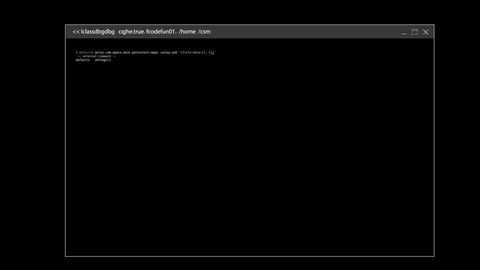 Hacker and coding element with a glitch effect Stock Footage