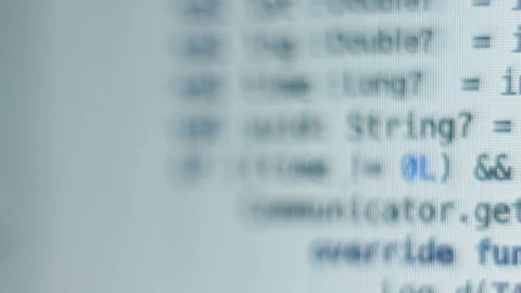 Hacker api text on the computer screen. Coding hacker concept. Modern tech Stock Footage 105654487