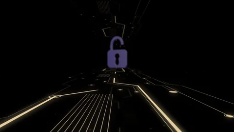 Hacker attack and information leak concept abstract zoom in video background. Stock Footage 114754064