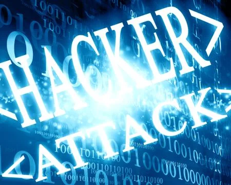Hacker attack 스톡 일러스트