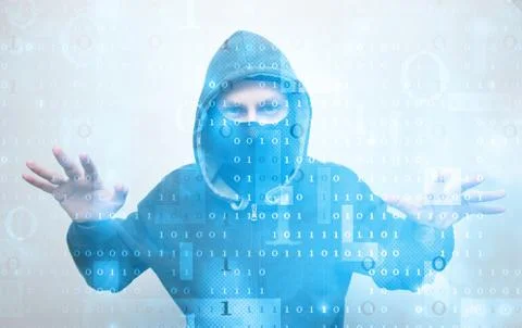 Hacker attack 写真素材