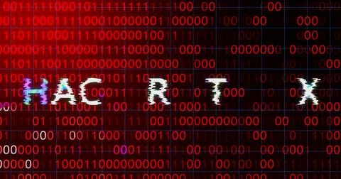 Hacker attack system hacked computer glitch virus inter system hacking conc.. Stock Illustration