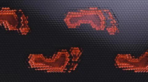 Hacker attacker left his footprints on the Internet. Information security the 스톡 일러스트