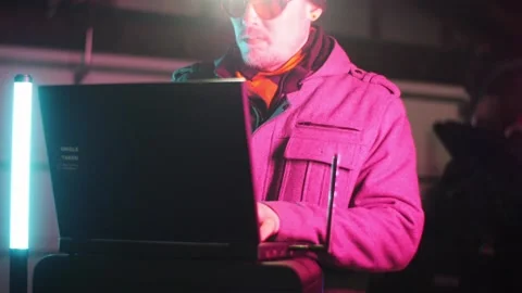 Hacker breach Stock Footage 230587436