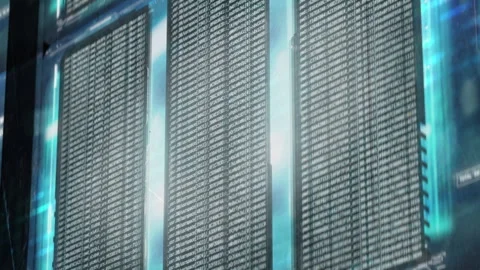 Hacker breaking into computer system, stealing data and cracking passwords Stock Footage 348163923