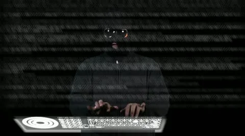 Hacker Breaking System 10 720 Video stock 21932459