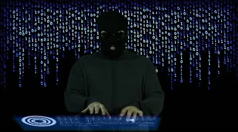 Hacker Breaking System Fail Stock Footage 20500386