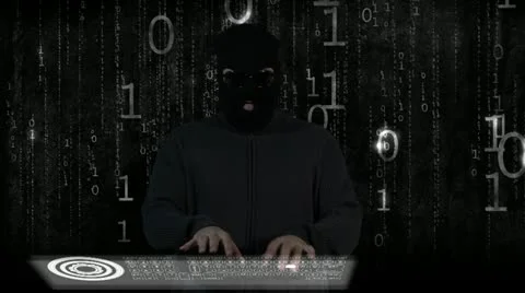 Hacker Breaking System Fail  Stock Footage 20500401