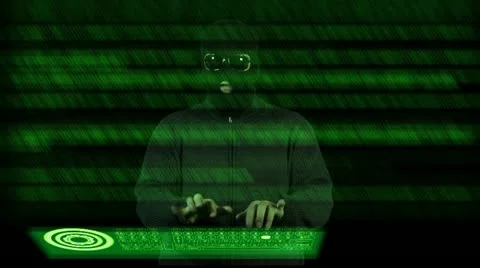 Hacker Breaking System Vídeos de archivo 20460214