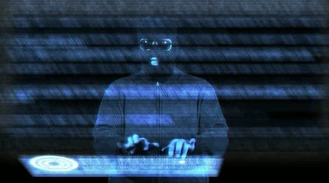 Hacker Breaking System Stock Footage 20460649