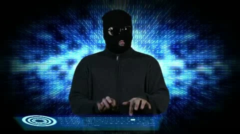Hacker Breaking System Success 8 720 Video stock 21933693