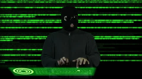 Hacker Breaking System Success Stock Footage 20456810