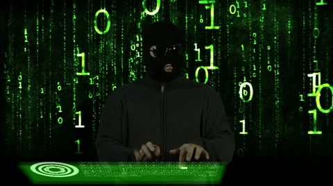 Hacker Breaking System Success Stock Footage 20500753