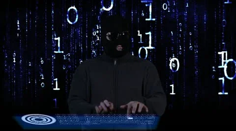 Hacker Breaking System Success Matrix 動画素材 20500830