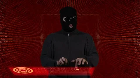 Hacker Breaking System Success Tunnel Design Vídeos de archivo 20461238