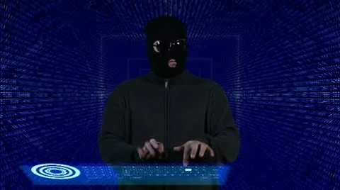 Hacker Breaking System Success Tunnel Design 2 720 動画素材 21934787